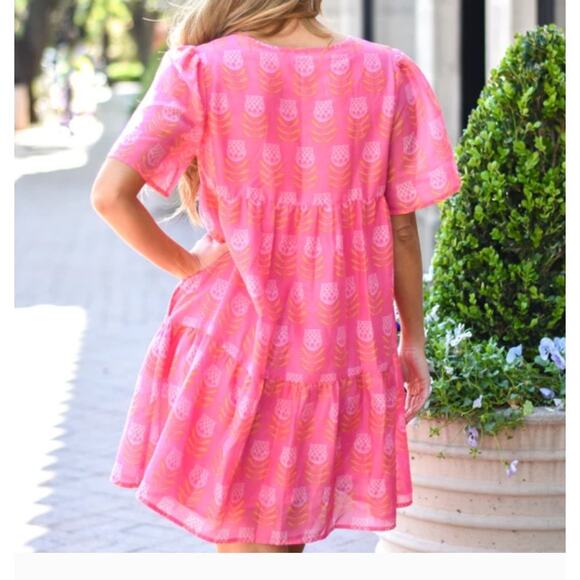 J. Marie Maeve Short Sleeve Mini Dress size S - Picture 2 of 8